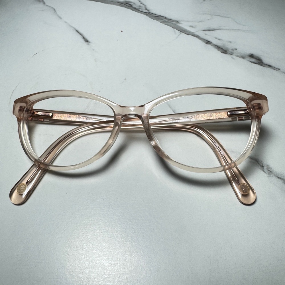 Nine West NW5183 265 Cat Eye Eyeglasses Frames Blush Pink Rose Gold 49-14-135